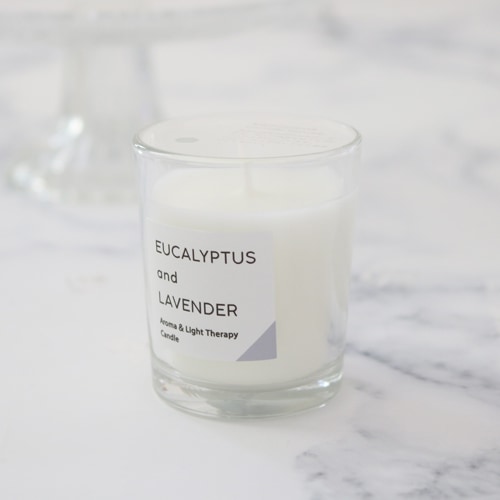 【2月末お届け】★香るキャンドル ユーカリ＆ラベンダー