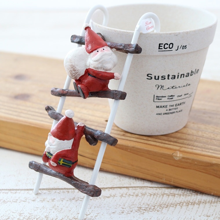 カヴェリクリスマス　はしごサンタ　２人