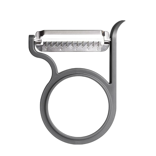 軽い力でスーッと切れる千切りピーラー