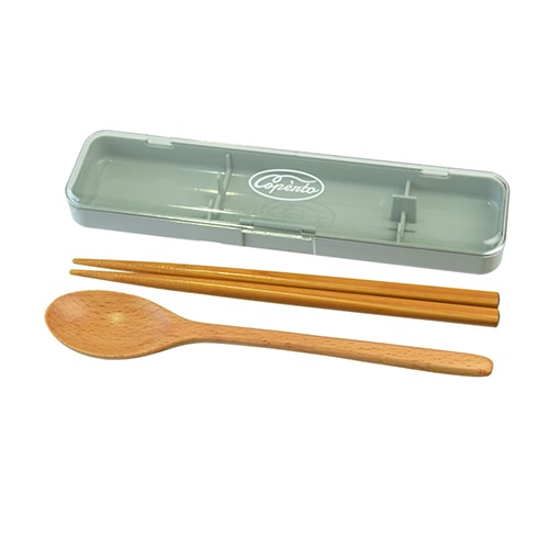 コペルト 抗菌箸入りコンビセット グレー