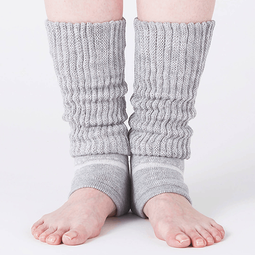 靴下サプリ　まるでこたつレッグウォーマー　ミドルＧＹ