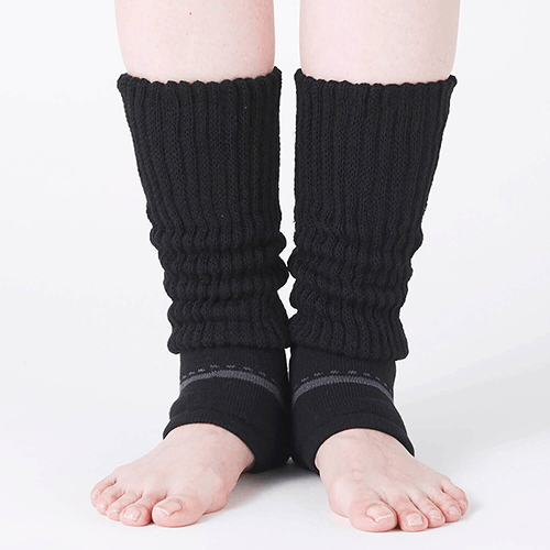 靴下サプリ　まるでこたつレッグウォーマー　ＢＫ