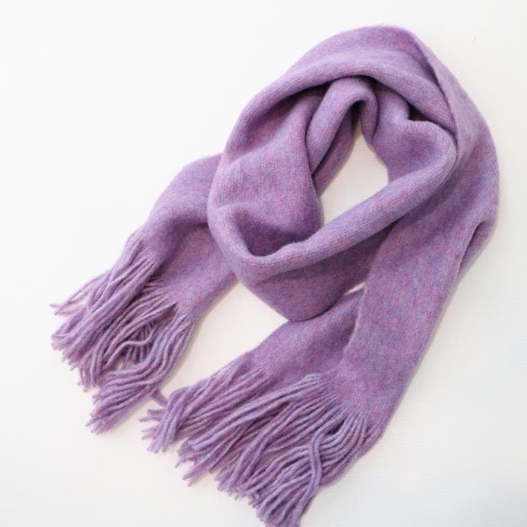 メランジモヘアマフラー LAV