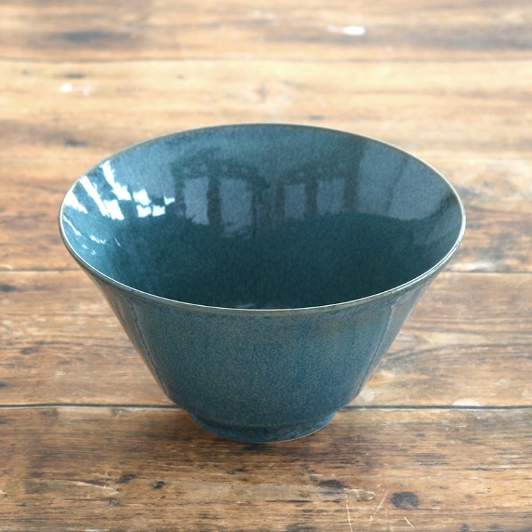 インスタン丼L 窯変緑