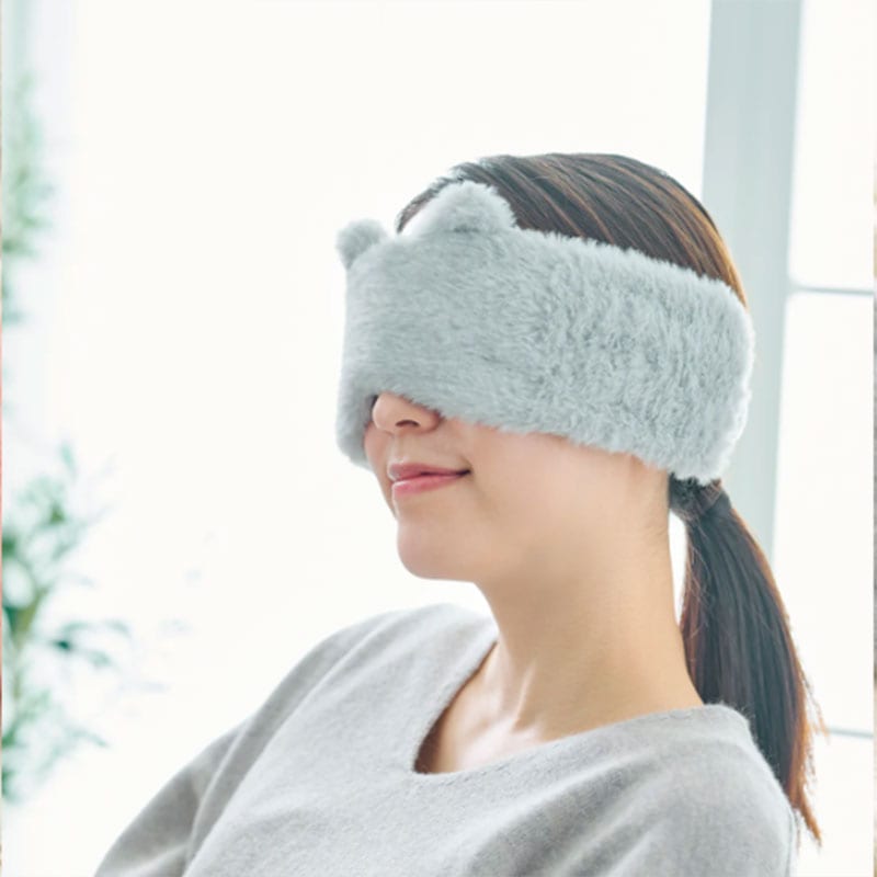 レンジデスグニホッカホカジェル湯タンポhoccaアイマスク　ネコ