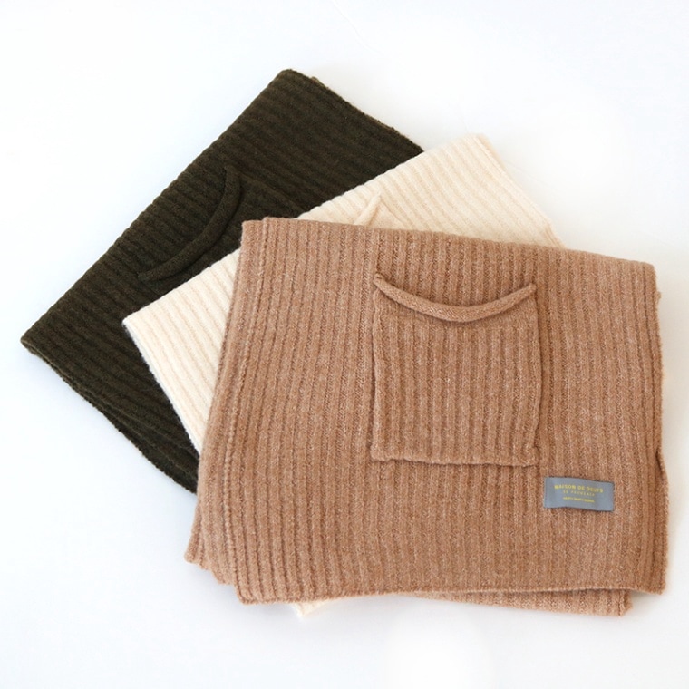 ポケット付マフラー