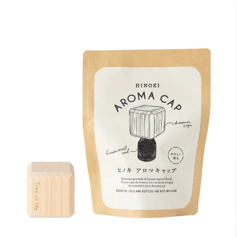 Hinoki　アロマキャップ　四角形