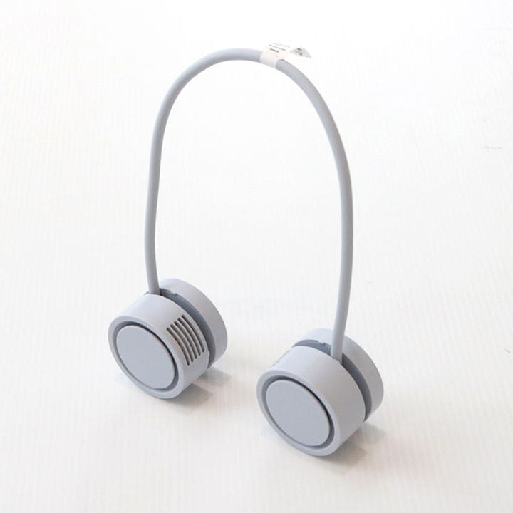 くるくる NECK FAN ブルー