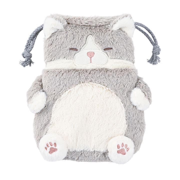 ねこ肯定感　巾着　かつお