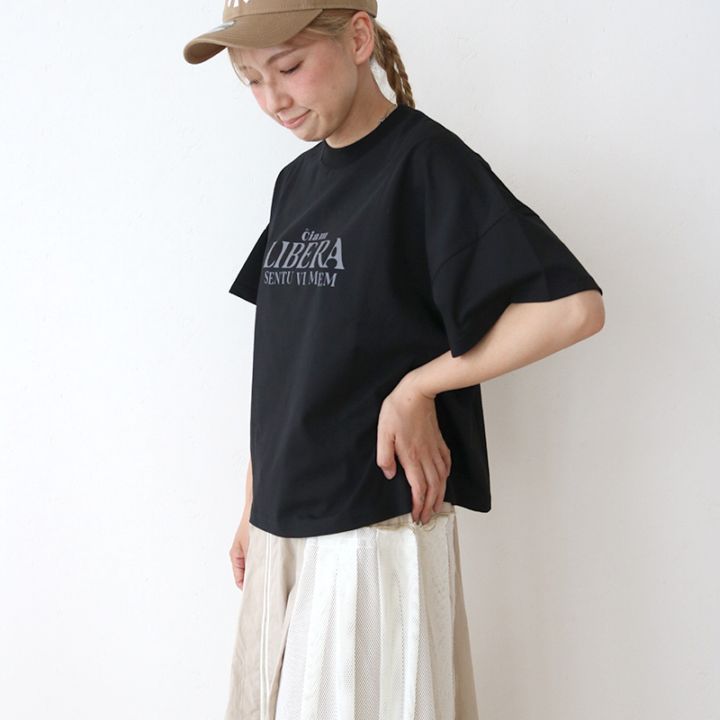 接触冷感ユニークロゴTシャツ◯