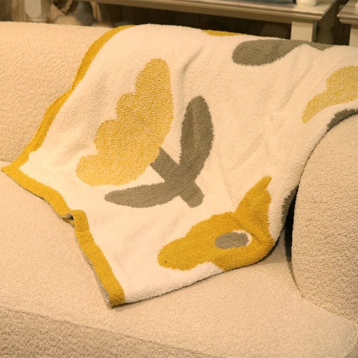 イロドリフラワー ブランケットMサイズ YE