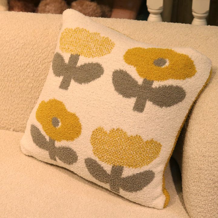 イロドリフラワー クッションカバー YE