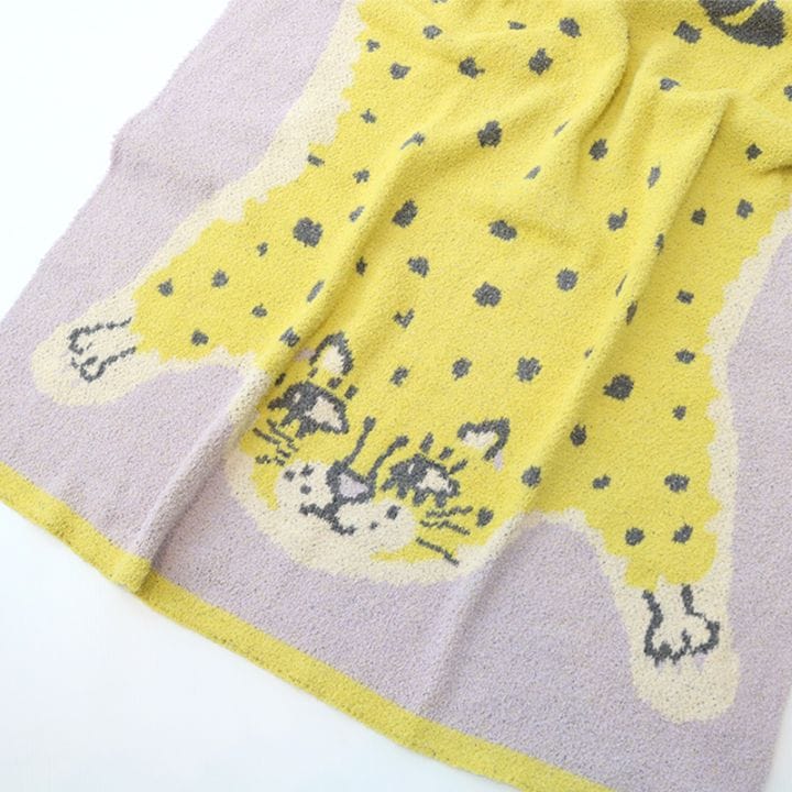 モモンガ ブランケットM レモンヒョウ 130×100cm