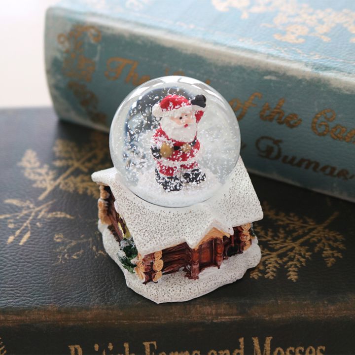 スノードーム ログハウスサンタ