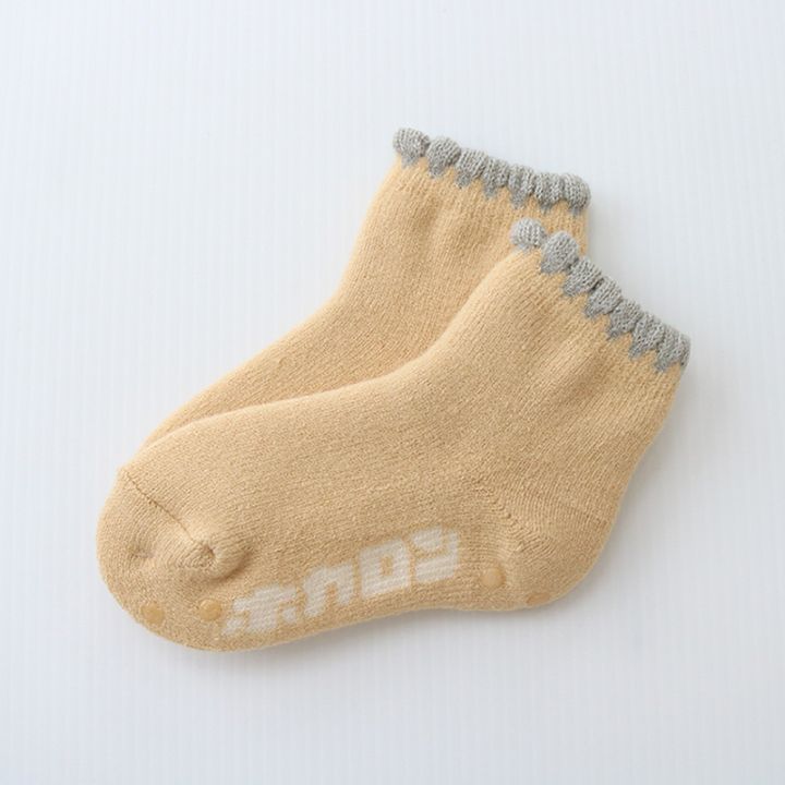 ピコットホカロン裏起毛ソックスキッズ　LYE