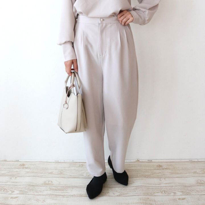 カットジョーゼットパンツ BE