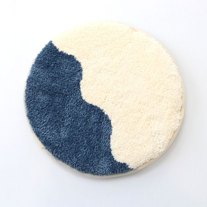 キャンパスタフト チェアパット ウエーブBL