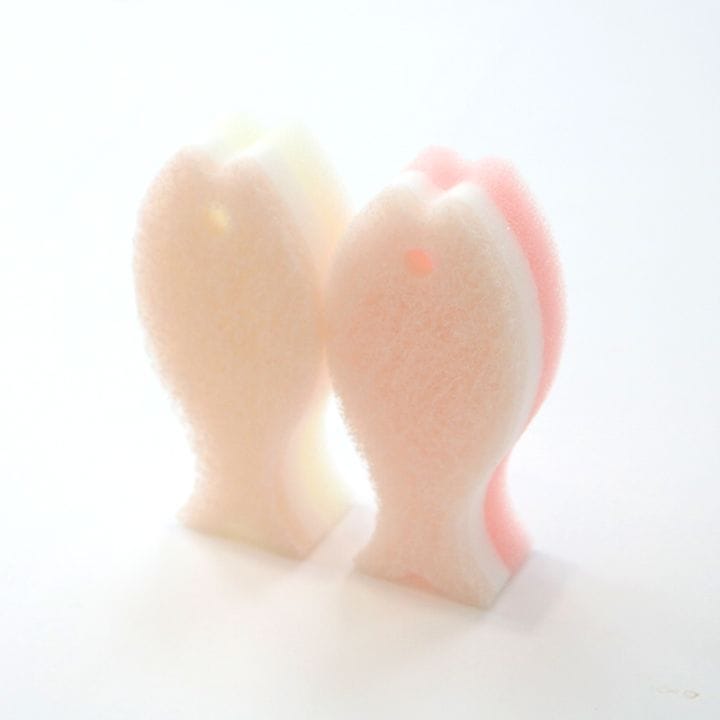 おさかなスポンジ さくら 2個入り