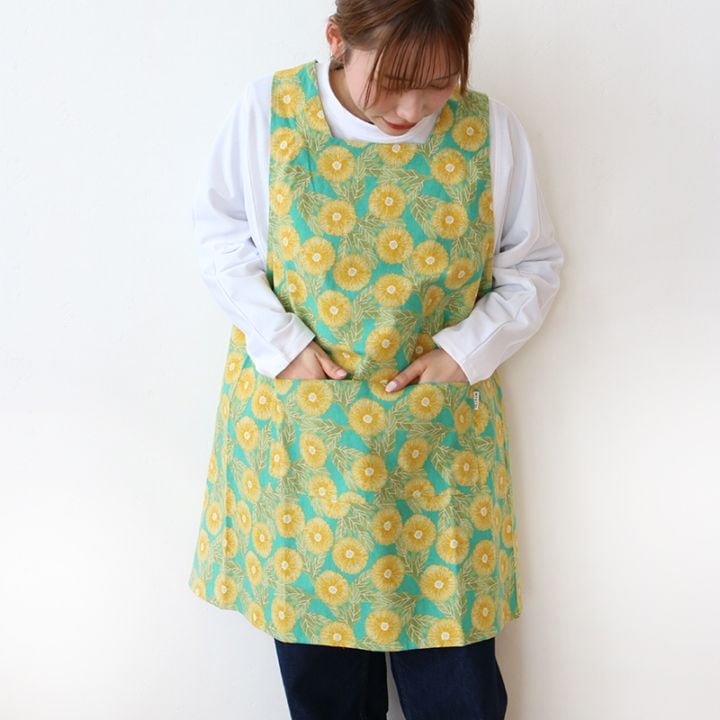 HDバッククロスエプロン デイジー YE