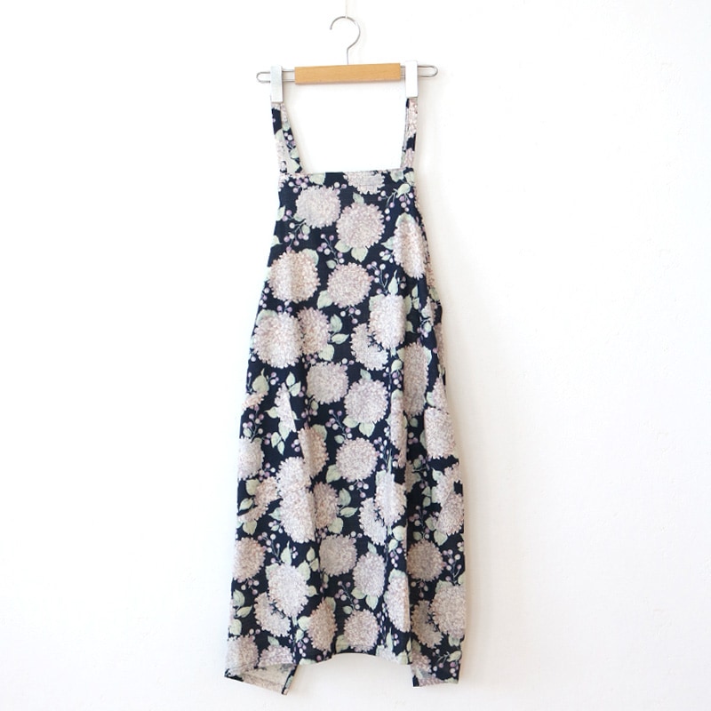 HDバッククロスエプロン アジサイ NV