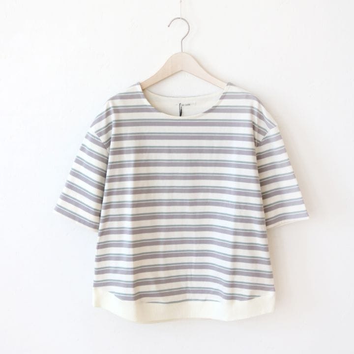 後切替まるっとプルオーバー5分袖