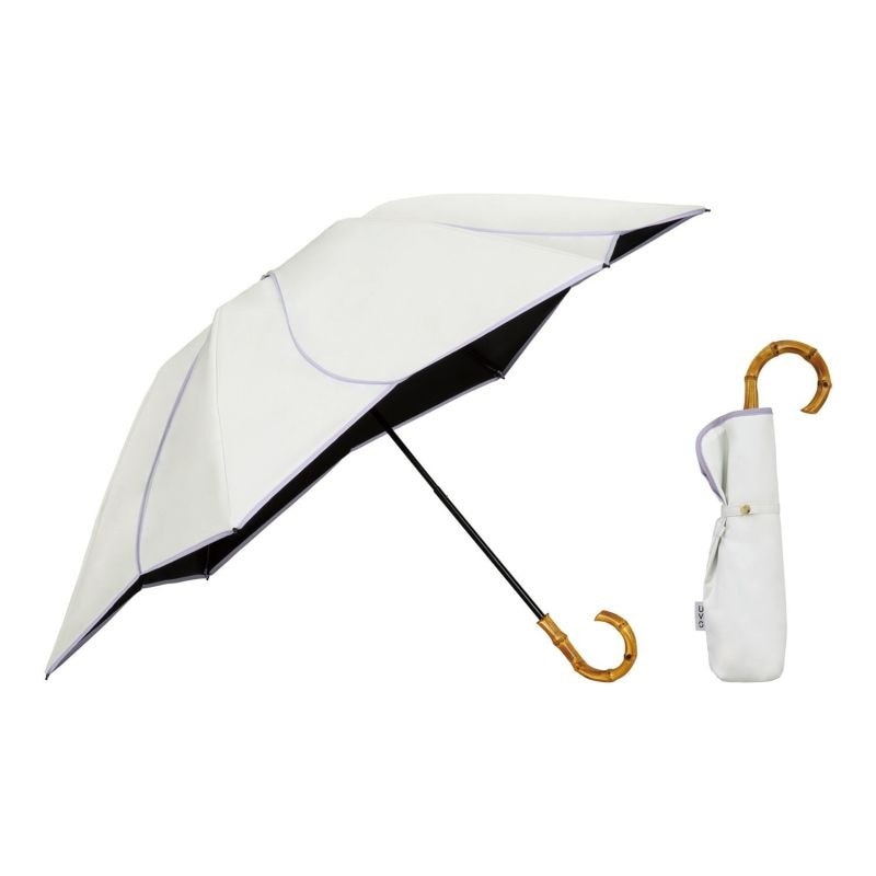 晴雨(折傘)UVO(ウーボ)3段折 フローラル mini OFF