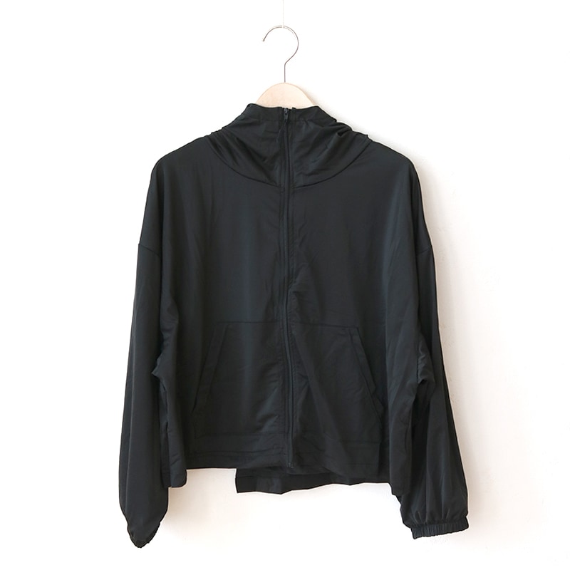 ママさんが考えた最強のUVパーカー ショートBLK