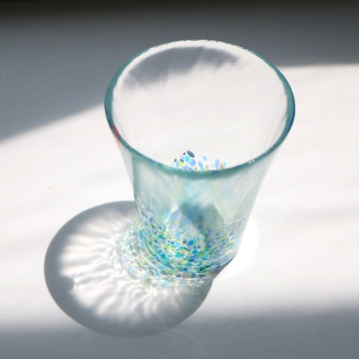 津軽びいどろ にほんの色 ふうけい タンブラーM 紫陽花