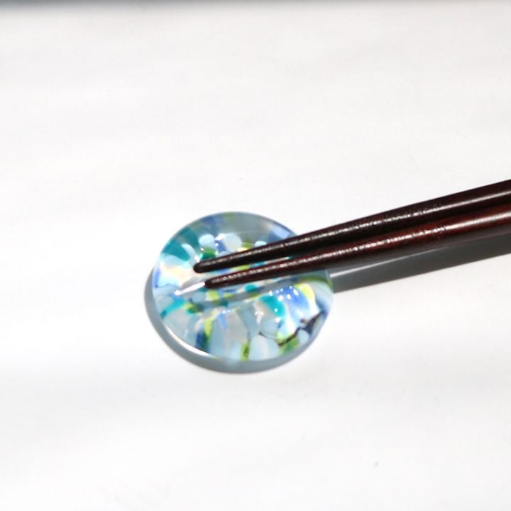 津軽びいどろ にほんの色 ふうけい 箸置 紫陽花