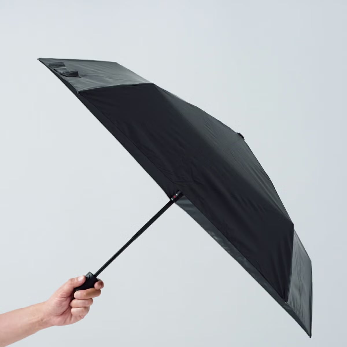 【期間限定価格】go-koh（ゴコウ）遮光コンパクト自動開閉 晴雨兼用折りたたみ傘 BK