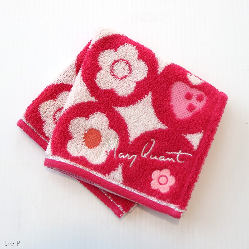 MARY QUANT（マリークヮント）苺タオルハンカチ | ハンプティーダンプ