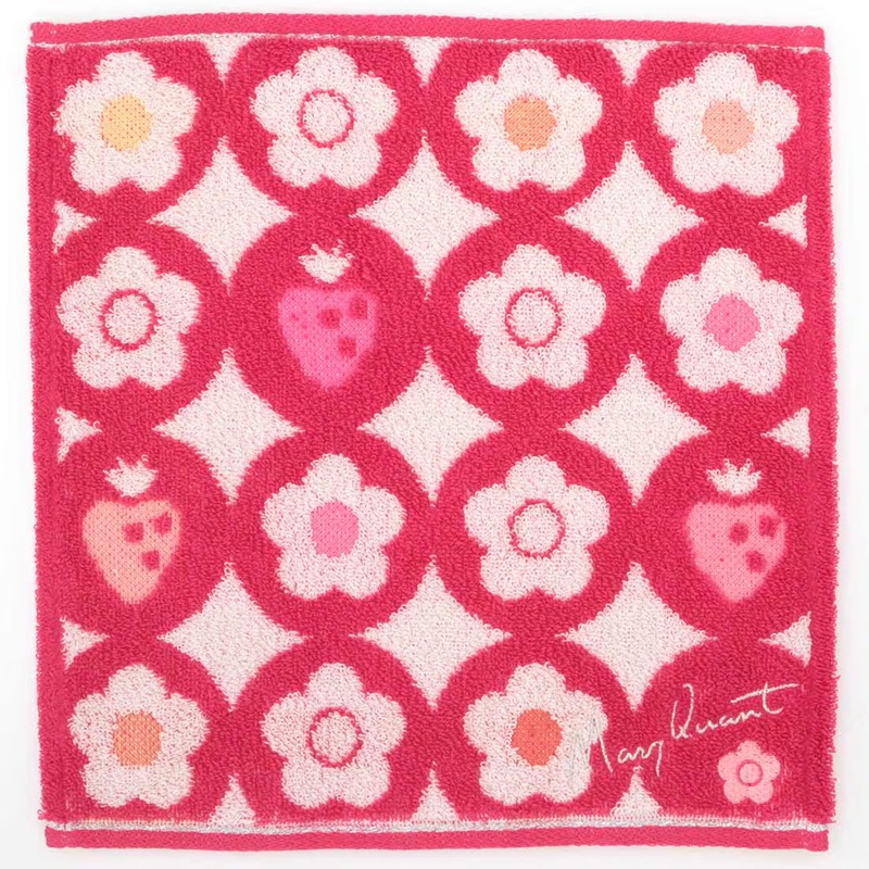 MARY QUANT（マリークヮント）苺タオルハンカチ | ハンプティーダンプ