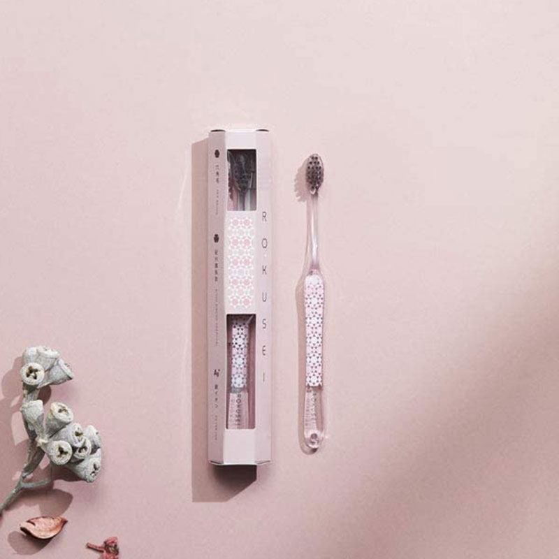 ROKUSEI 歯ブラシ ローズピンク