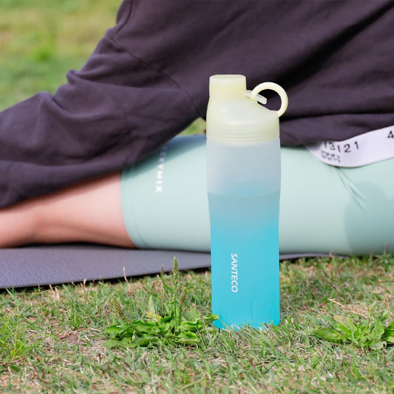 OURALウォーターボトル740 イエロー×グリーン