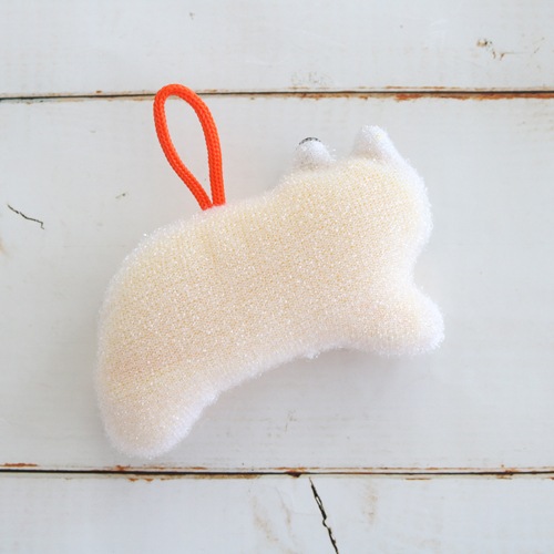 【2月末お届け】キラキラおそうじスポンジ　ミケ