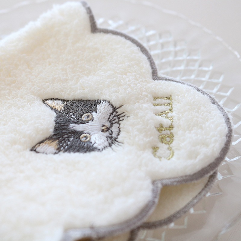 CatAll スカラップハンカチ IV×GY