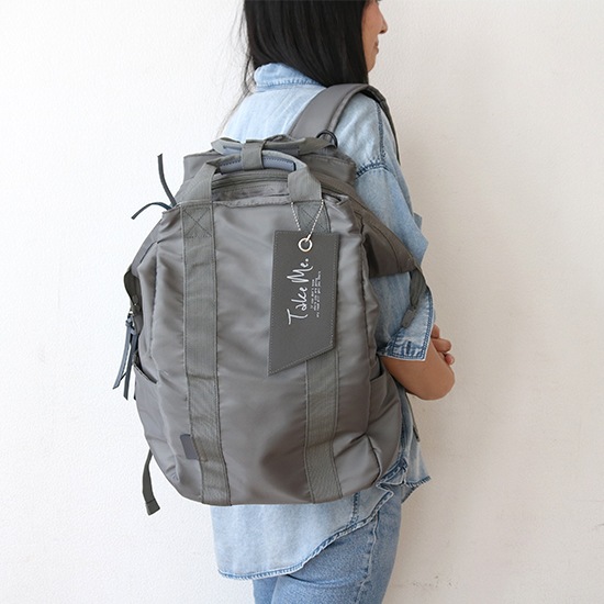 TakeMe（テイクミー）3レイヤーデイパック Cargo GY グレー