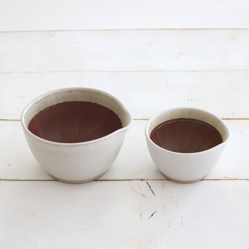 もとしげ すり鉢 小 白マット