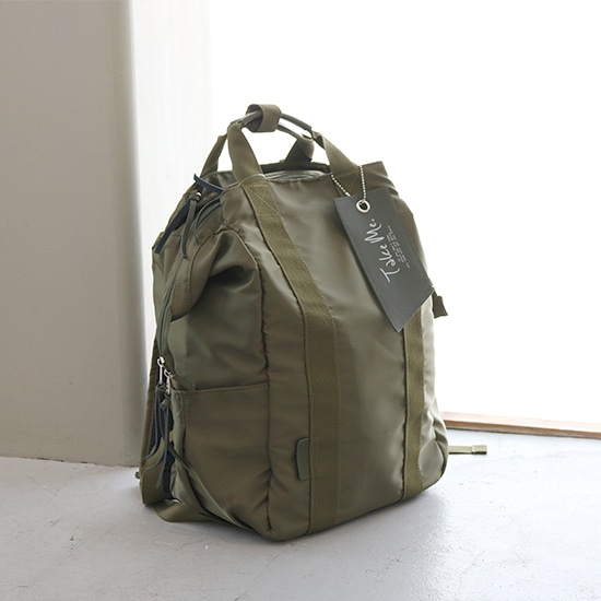 TakeMe(テイクミー)3レイヤーデイパック Cargo KH カーキ