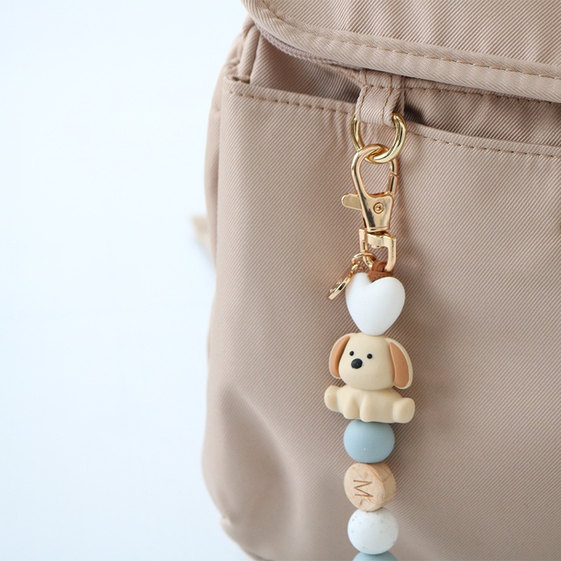 【2/20AM10時より販売再開】fikaおなまえキーホルダー いぬねこ