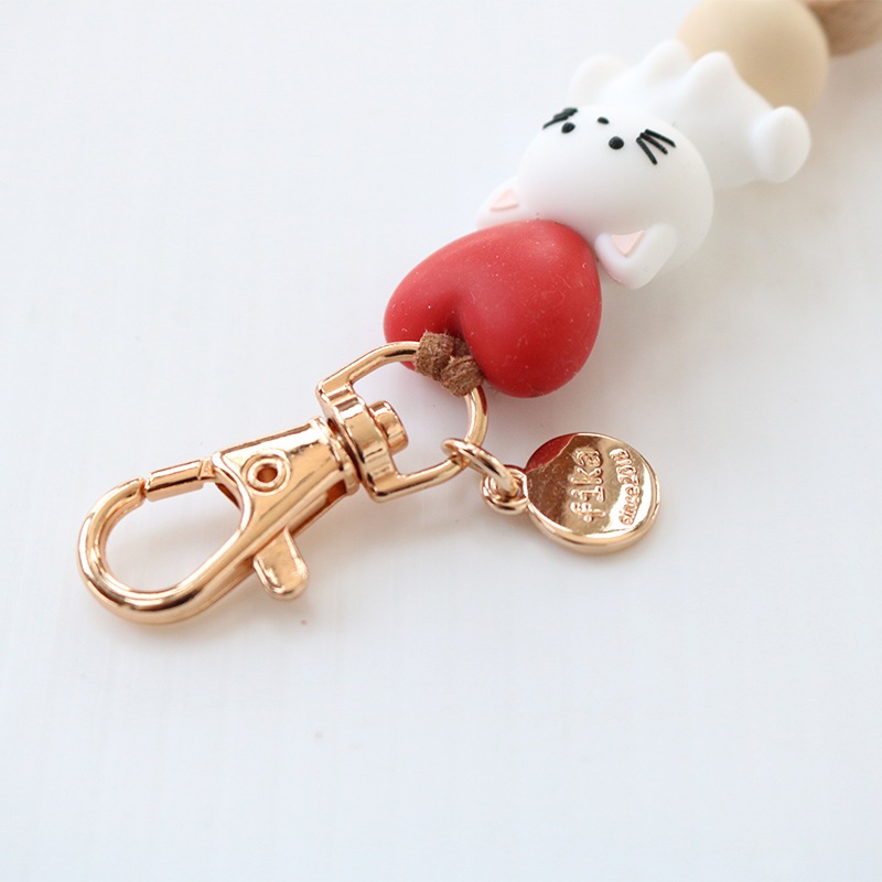 【2/20AM10時より販売再開】fikaおなまえキーホルダー いぬねこ