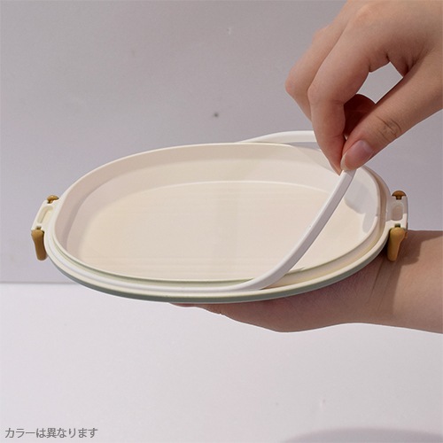 【4/5までポイント10倍】コペルト 抗菌食器にもなる１段ランチ アイボリー