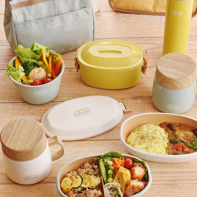 【ごはん】 コペルト 抗菌食器にもなる1段ランチ アイボリー | ハンプティー