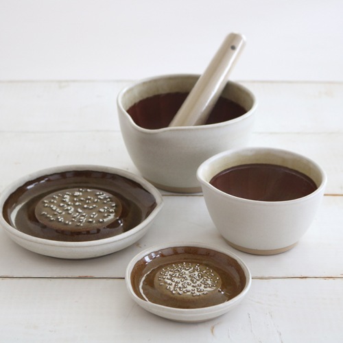 もとしげ　おろし器　中　白マット