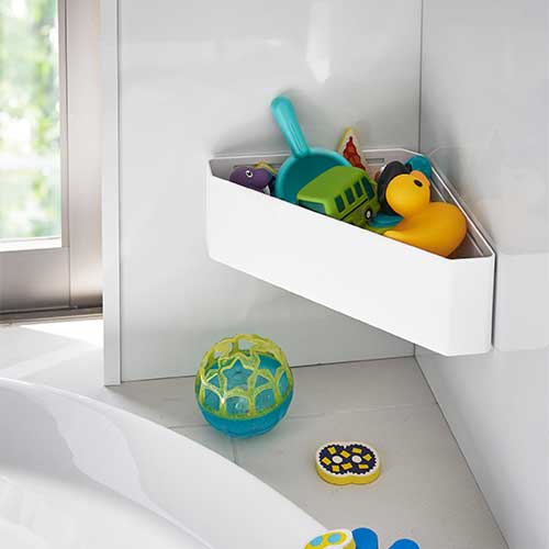 グネットバスルームコーナーおもちゃラック　タワー　ＷＨ