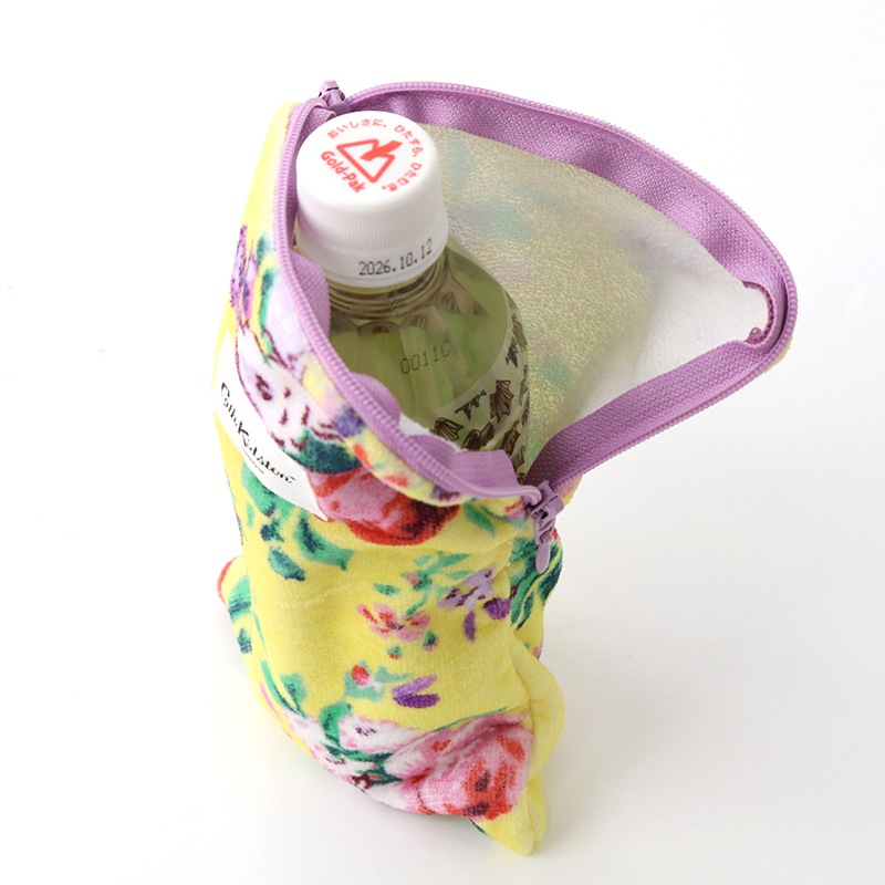Cath Kidston（キャスキッドソン） タオルポーチ イエロー ICON FLORAL