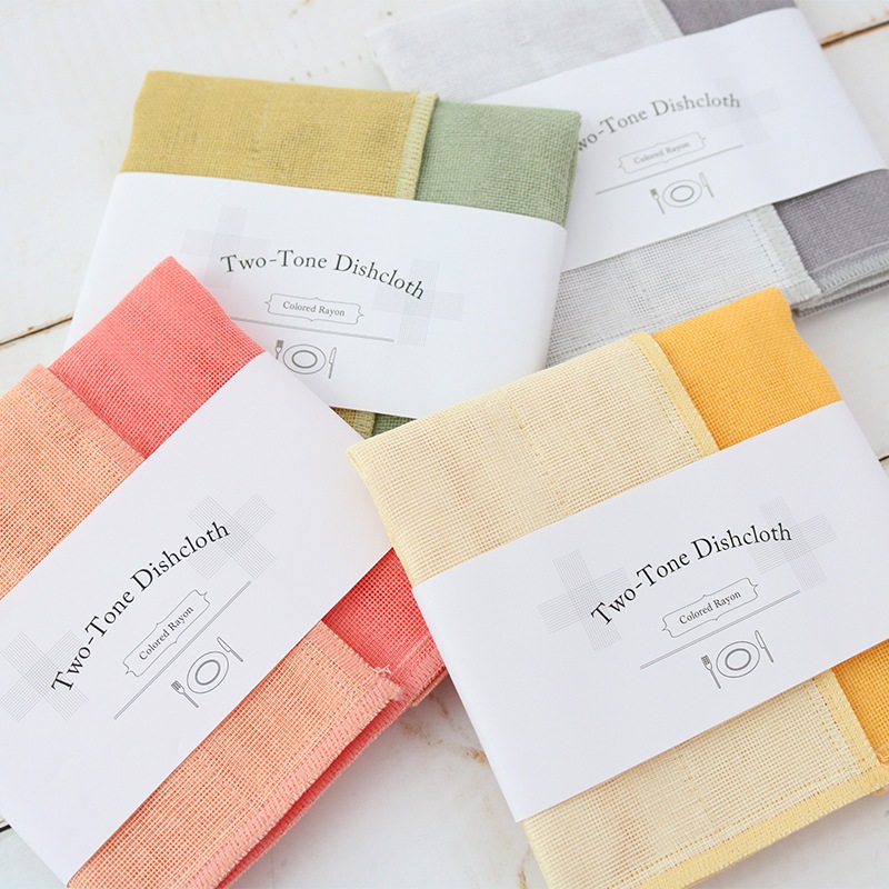 ツートーンディッシュクロス #0828ピスタチオ