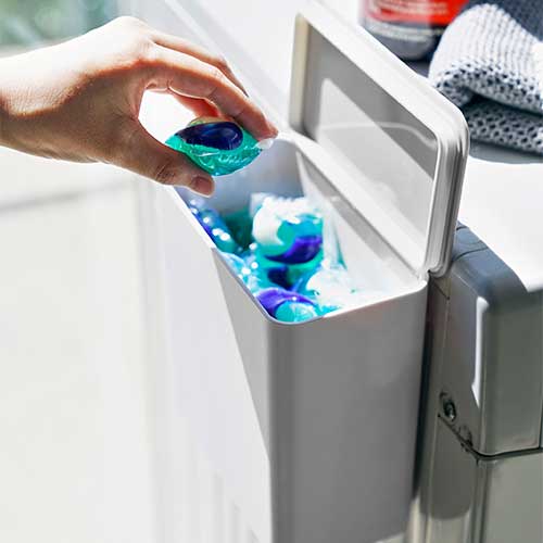 マグネット洗濯洗剤ボールストッカー タワー WH