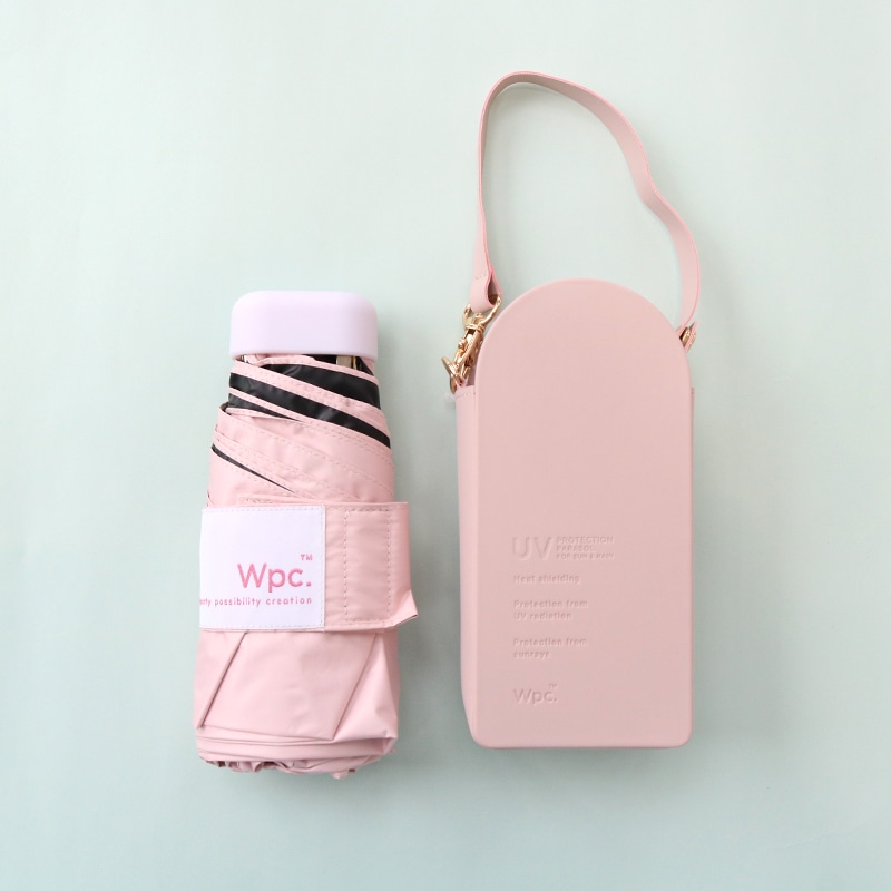 晴雨兼用（折傘）遮光ポシェットタイニー PK