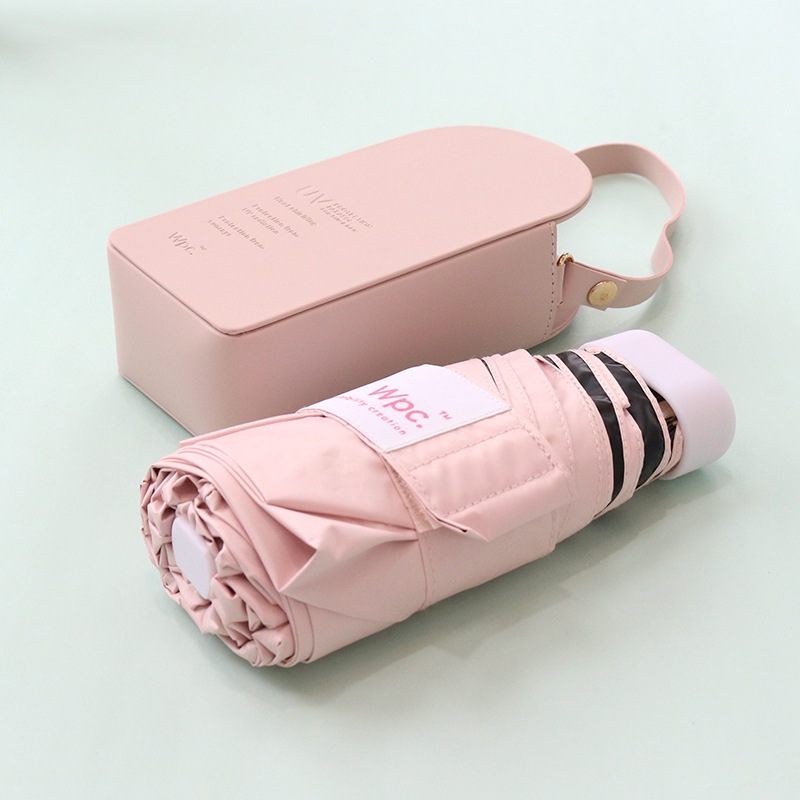 晴雨兼用（折傘）遮光ポシェットタイニー PK